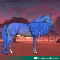 Horse Color:Watercolor Brown 