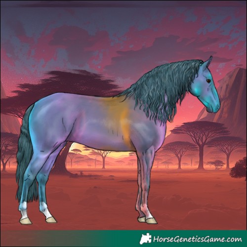 Horse Color:Watercolor Bay 