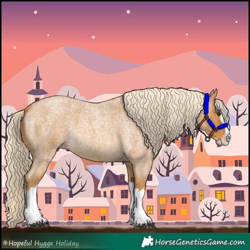 Horse Color:Palomino Roan Splash 