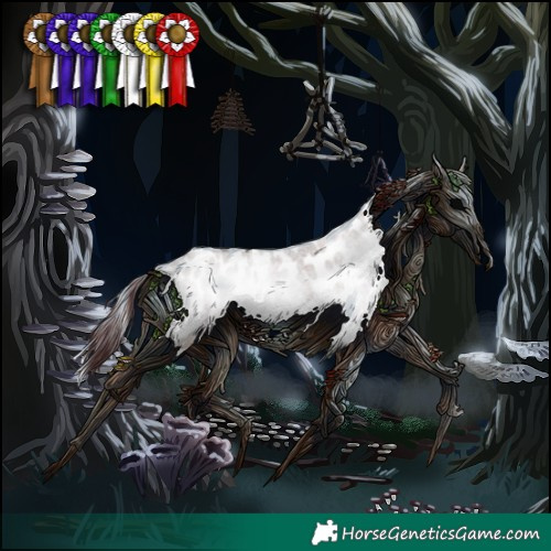 Horse Color:Chocolate Classic Cream Champagne Chinchilla Roan Onyx Appaloosa Rabicano 