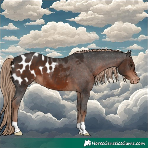 Horse Color:Liver Chestnut Appaloosa 