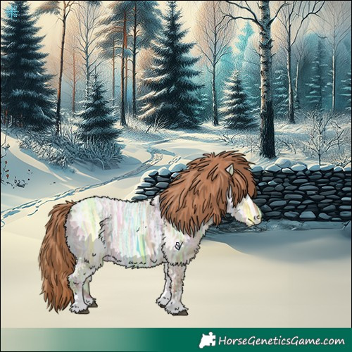 Horse Color:Red Dun Ice Tobiano 