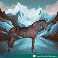 Horse Color:Plaid  Bay Ice Dun 