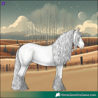 Horse Color:Cremello Dun 