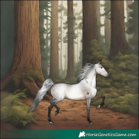 Horse Color:Gray Brown Dun Rabicano 