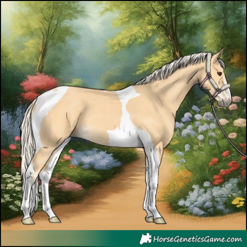 Horse Color:Palomino Tobiano 