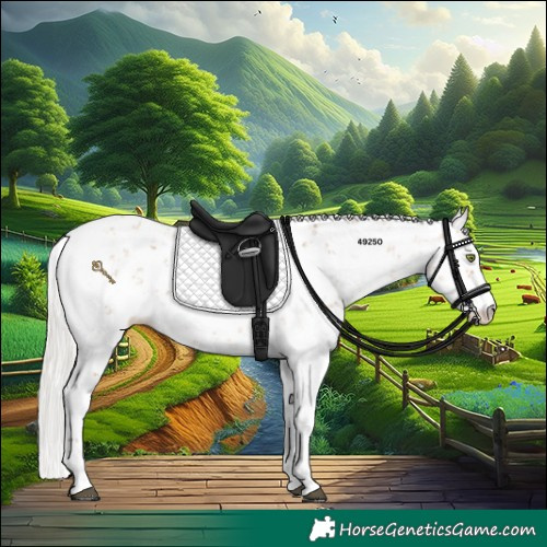 Horse Color:Silver Bay Dun Sabino Rabicano