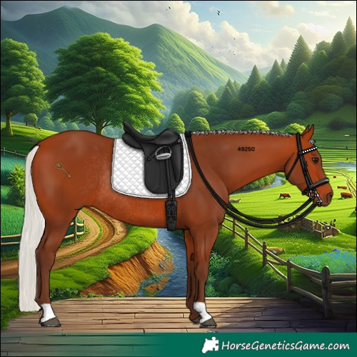 Horse Color:Silver Bay Rabicano 