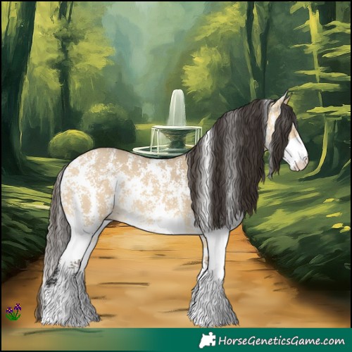 Horse Color:Buckskin Dun Sabino Rabicano 