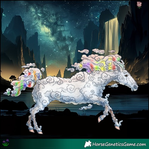 Horse Color:Gray Painted Chestnut 