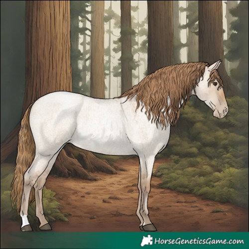 Horse Color:Grullo Roan Pearl