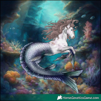 Horse Color:Watercolor Liver Red Dun Ice Pearl 