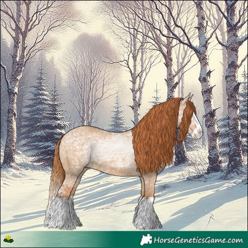 Horse Color:Red Dun Ice Splash 