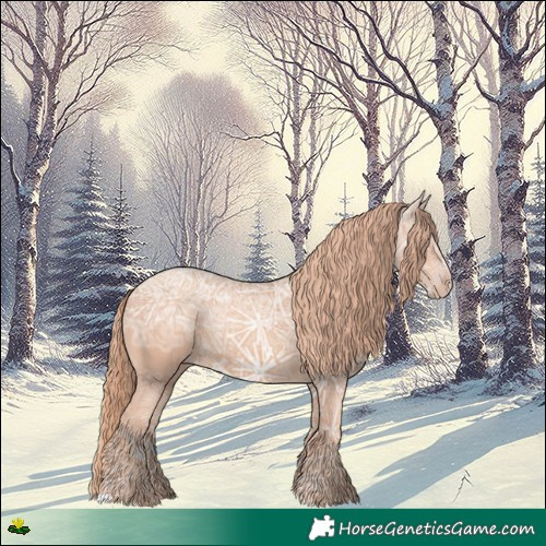 Horse Color:Gold Champagne Ice 
