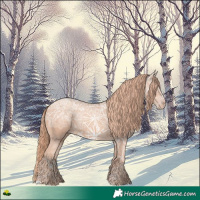 Horse Color:Gold Champagne Ice 