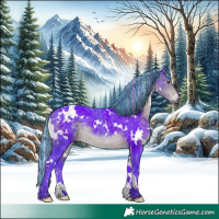 Horse Color:Painted Watercolor White Spotted Silver Buckskin