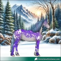 Horse Color:Painted Watercolor White Spotted Silver Buckskin 