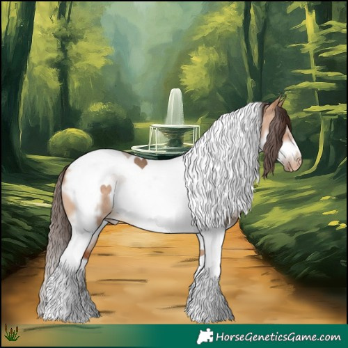 Horse Color:White Spotted Bay Dun Tobiano Frame Blanket Rabicano 