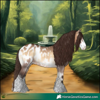 Horse Color:Bay Onyx Sabino Blanket