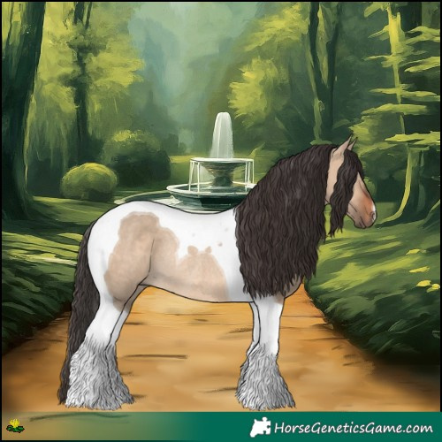 Horse Color:Bay Dun Tobiano Rabicano 