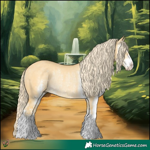 Horse Color:Palomino Dun Sabino Rabicano