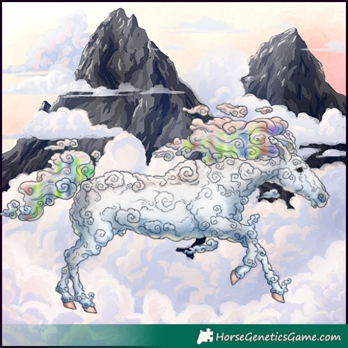 Horse Color:Gray Painted Bay Splash 