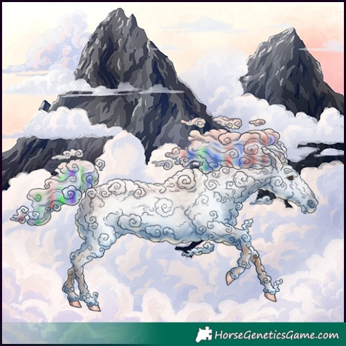 Horse Color:Gray Painted Chestnut 