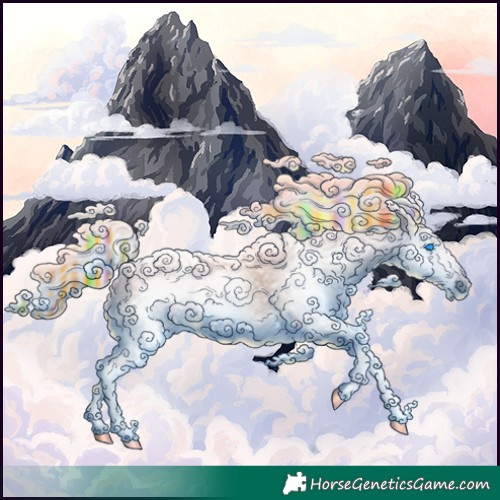 Horse Color:Gray Painted Chestnut Splash 