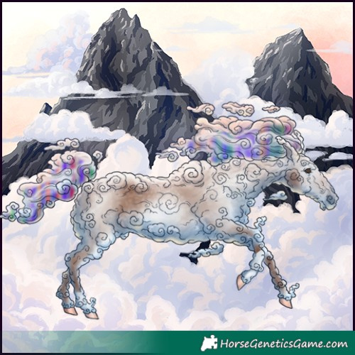 Horse Color:Gray Painted Chestnut 