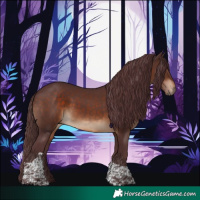 Horse Color:Chocolate Brown Tobiano Rabicano 