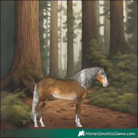 Horse Color:Gray Silver Classic Cream Champagne Splash Tobiano 