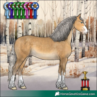 Horse Color:Silver Sable Cream Champagne 
