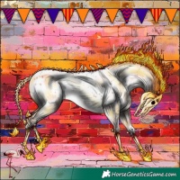 Horse Color:Amber Champagne Near Leopard