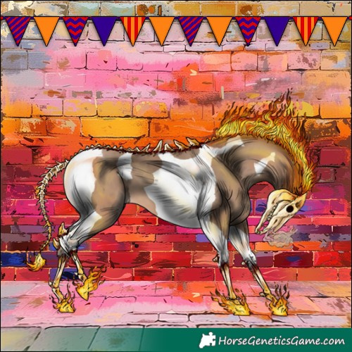 Horse Color:Sable Champagne Tobiano 