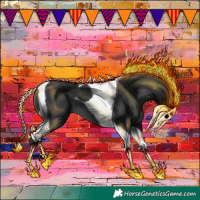 Horse Color:Black Tobiano