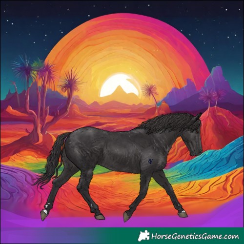 Horse Color:Smoky Black