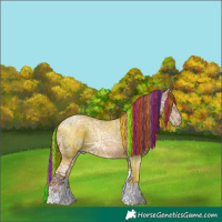 Horse Color:Painted Liver Chestnut Ice Pearl Tobiano