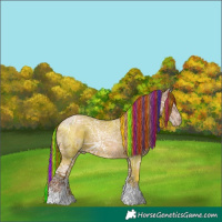 Horse Color:Painted Liver Chestnut Ice Pearl Tobiano 