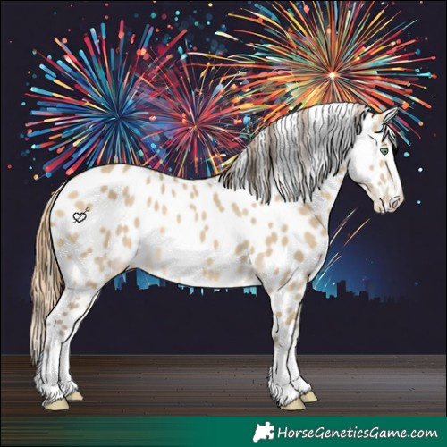Horse Color:Sable Cream Champagne Dun Splash Appaloosa 