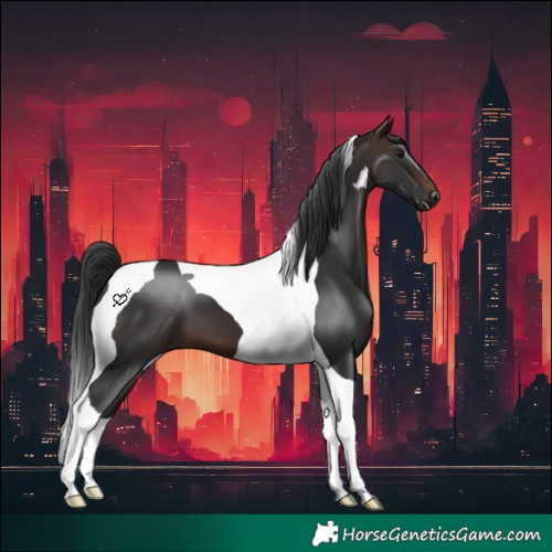 Horse Color:Brown Tobiano