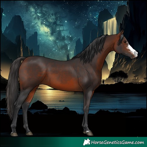 Horse Color:Bay Sabino 