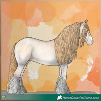 Horse Color:Red Onyx Roan Pearl 