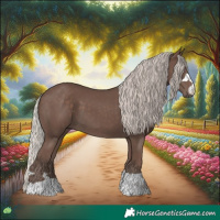 Horse Color:Silver Black