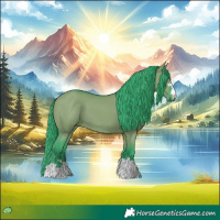 Horse Color:Watercolor Grullo 