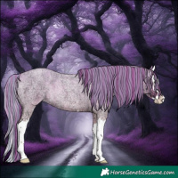 Horse Color:Platinum Painted Red Dun Ice Roan Splash