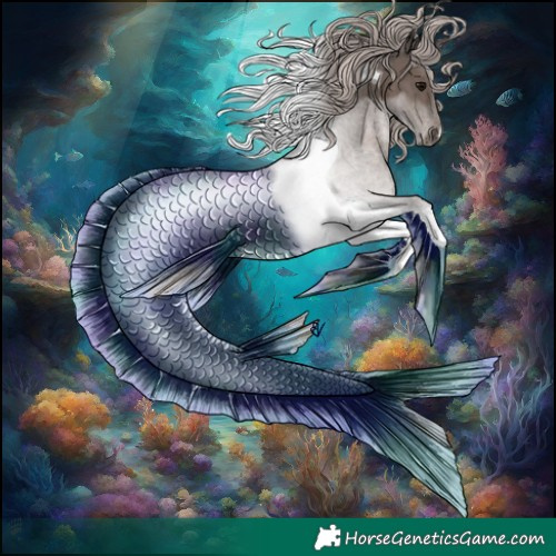 Horse Color:Silver Black Tobiano 