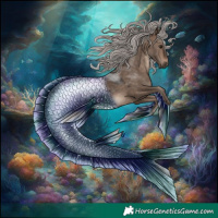 Horse Color:Silver Brown Dun Tobiano