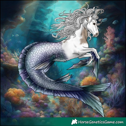 Horse Color:Silver Grullo Splash Tobiano Frame 