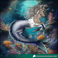 Horse Color:Silver Brown Dun Tobiano Rabicano 