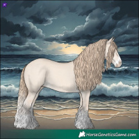 Horse Color:Perlino Dun Splash 